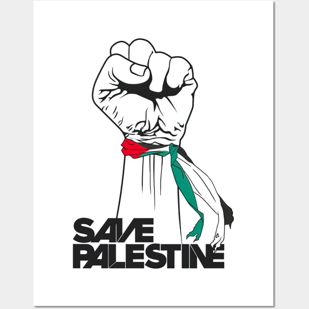 Save Palestine Wall Art by CF.LAB.DESIGN